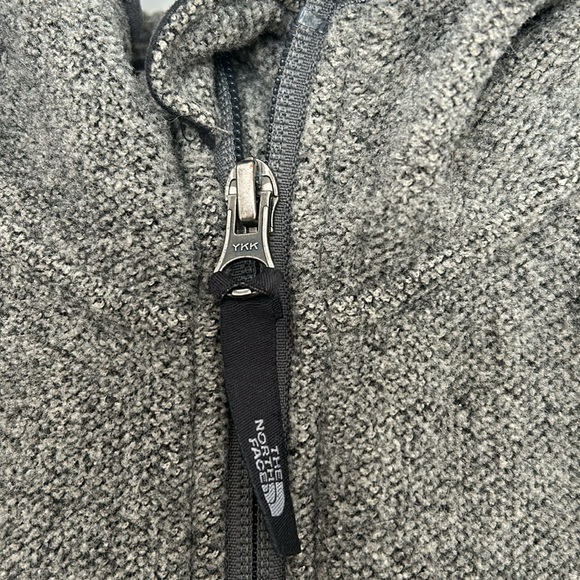 THE NORTH FACE - fleece jacket full zipper front grey long sleeve size small - Picture 4 of 11